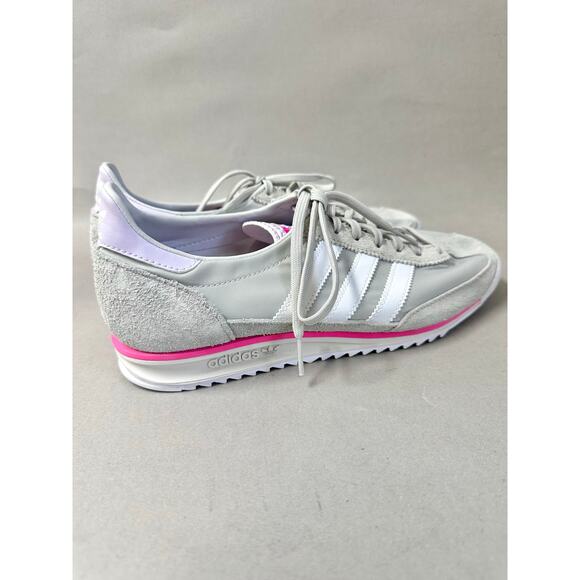 Adidas Originals SL 72 retro style sneaker gray/pink/purple Womens Size 8.5 UK 7 - Picture 11 of 16